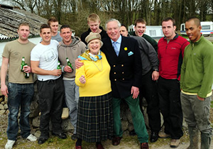 Jennefer, the Lord Lieutenant of the Stewartry and shootoff participants